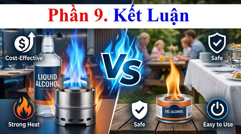 Cồn Nước Và Cồn Gel Loại Nào Tốt? So Sánh Chi Tiết Từ A–Z